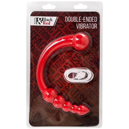 Вибратор ToyFa Black &amp; Red