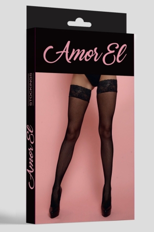 Белые чулки Amor El AME304