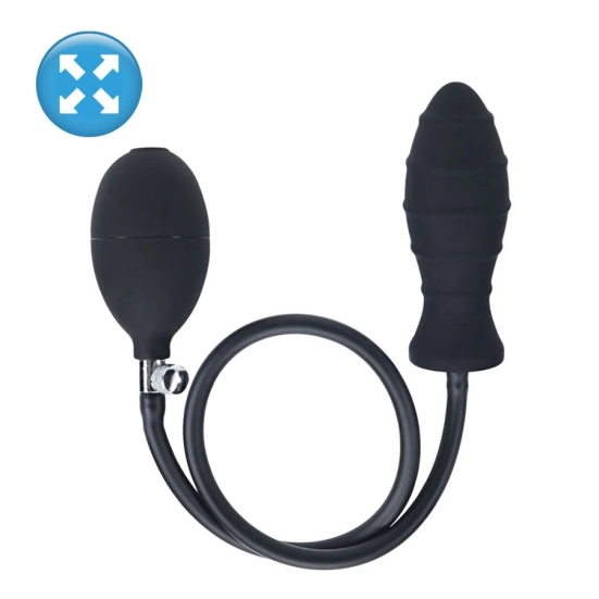 Анальная втулка Ribbed Inflatable