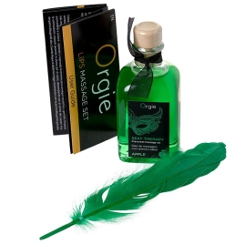 Массажное масло Orgie Apple, съедобное