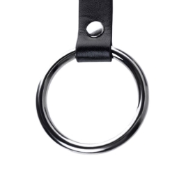 Кольцо с зажимами на соски ToyFa Metal